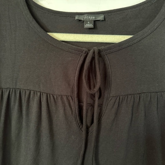 J. Crew Black Tiered Dress BG209 - Picture 3 of 9